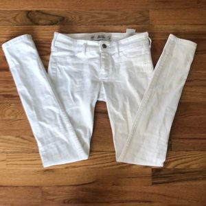 Hollister White Jeans, 00R, super skinny